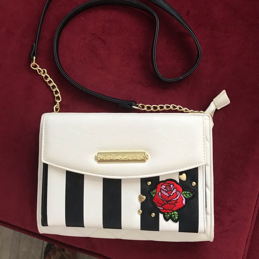 Cute Hearts by Betsy Johnson Cross Body Bag